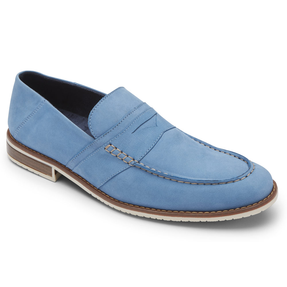 Rockport Loafers Herre Blå - Style Purpose 3 Penny - QYOV29864